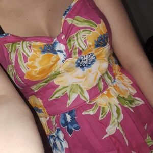 Hollister Pink Floral Dress